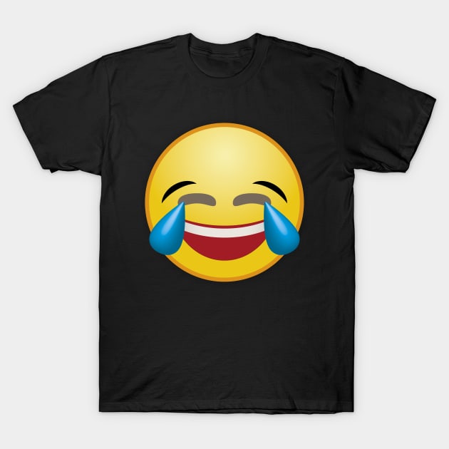 laughing tears smiley T-Shirt by BK55